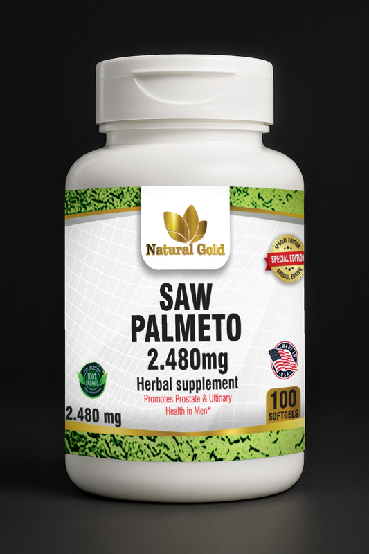 Natural Gold™ Saw Palmetto 2.480 mg | 100 Softgels