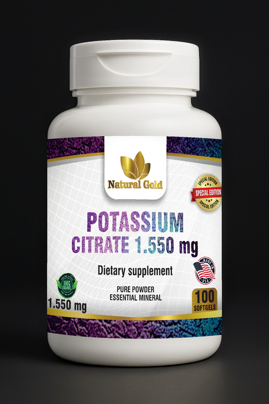 Natural Gold™ Potassium Citrate 1.550 mg | 100 Softgels