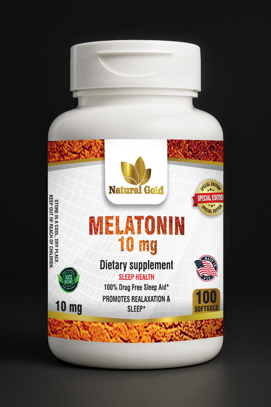 Natural Gold™ Melatonin 10 mg | 100 Softgels