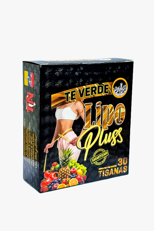 Lipo Pluss Té Verde Tisanas – Baja 7 Kilos x Mes | 30 Tisanas